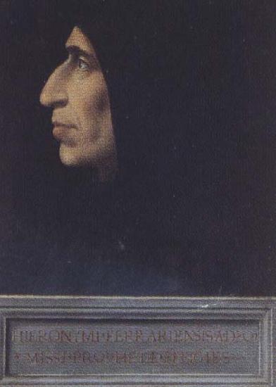 Sandro Botticelli Fra Bartolomeo Portrait of Girolamo Savonarola oil painting image
